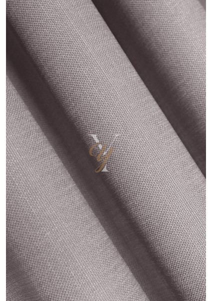 Keten Fon Perde V-4027 Küllü Gri modelleri