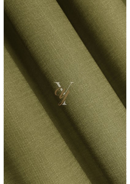 Keten Fon Perde V-4024 Fıstık Yeşili modelleri