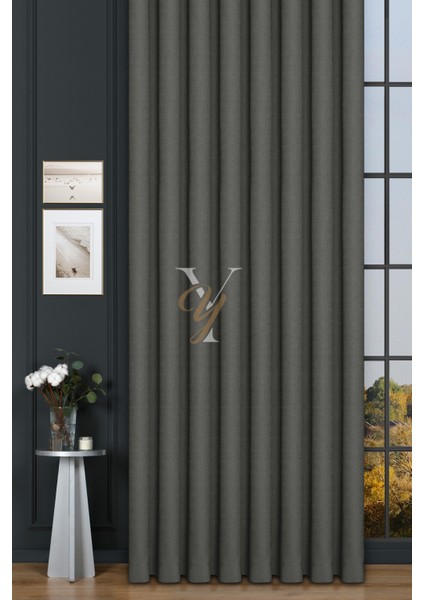 Keten Fon Perde V-4019 Arsenik fiyatları