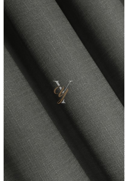 Keten Fon Perde V-4019 Arsenik modelleri