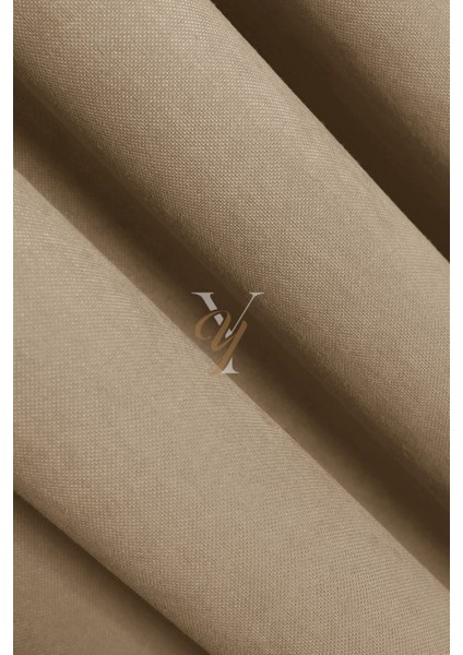 Petek Fon Perde V-1006 Koyu Krem modelleri