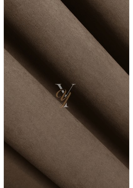 Petek Fon Perde V-1014 Kestane modelleri