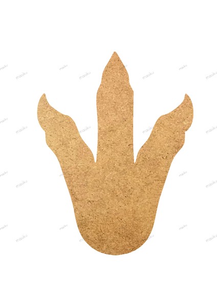 10'lu Paket Ahşap Duvar Dekoru - ST_0048 - 6 x 8 cm