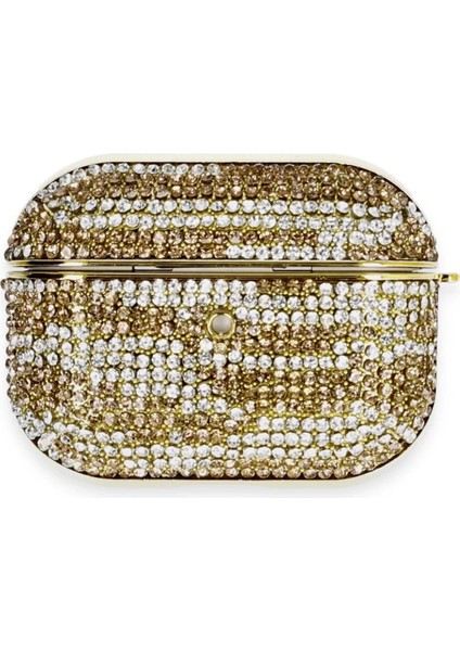 CPT83 Airpods Pro 2 (2.nesil) Klor Taşlı Kılıf - Desen 6 modelleri