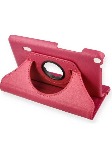 Huawei Mediapad T3 7 Kılıf 360 Tablet Deri Kılıf - Pembe