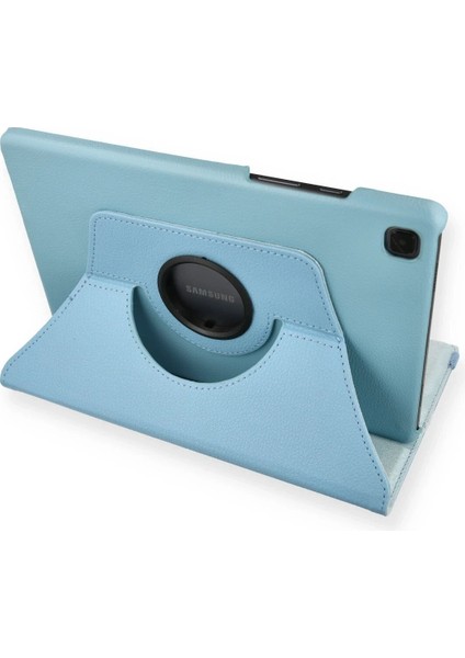 Samsung Galaxy Tab A7 10.4 Kılıf 360 Tablet Deri Kılıf - Turkuaz