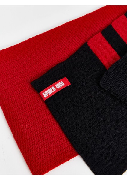 Yeni Sezon Spiderman Nakışlı Erkek Çocuk Atkı Bere ve Eldiven Takım fiyatları