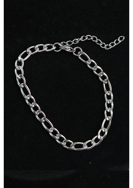 316L Çelik Klasik Model Gümüş Renk Erkek Bileklik - TJ-EB3745