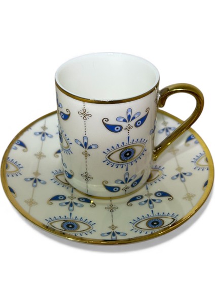 Porselen Fincan Takımı 6lı 90 cc (RSY-134)