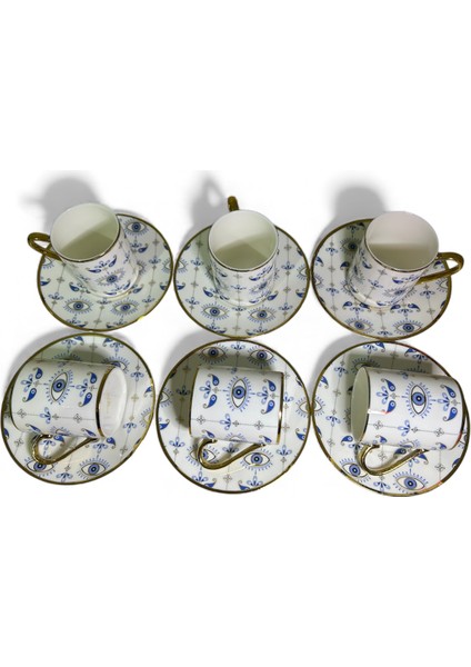 Porselen Fincan Takımı 6lı 90 cc (RSY-134) indirimleri