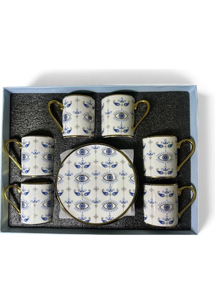 Porselen Fincan Takımı 6lı 90 cc (RSY-134)