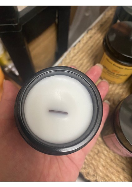 Amber Cam Kavanozda Çikolata Kokulu %100 Doğal Bitkisel Içerikli Soya Wax Mum fiyatları