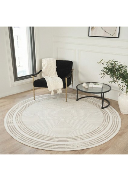 Effect Modern Premium Bej Dokuma | Yumuşak Dokulu Sade ve Zarif Salon, Oturma Odası, Mutfak Halısı