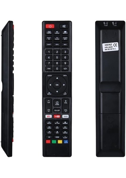 Awox - Rose - Telenova Netflix-Youtube Tuşlu LCD - LED Tv Kumandası (HRL9695)
