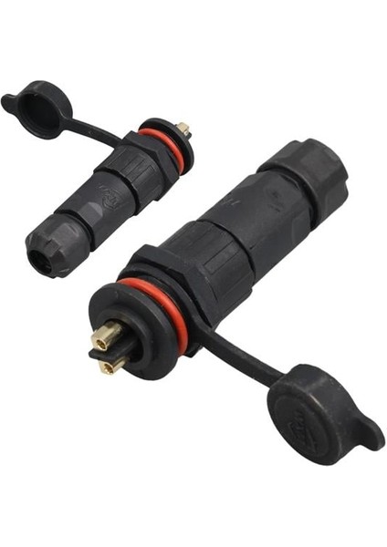 IC-266M 16MM Su Geçirmez Konnektör Şase Seyyar Takım 2 Pin