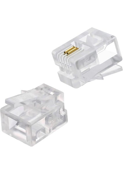 RJ11 Telefon Soketi 6p/2c (100 Adet)