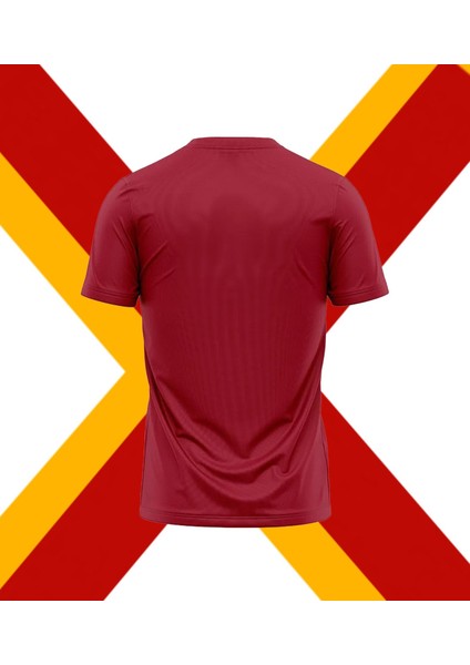 Orijinal Parçalı Sarı Kırmızı T-Shirt 5 Yıldız Kırmızı T-Shirt Ahşap Kutu Hediyeli indirimleri