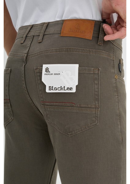 Erkek Regular Fit Rahat Kesim Esnek Likralı Örme Jeans