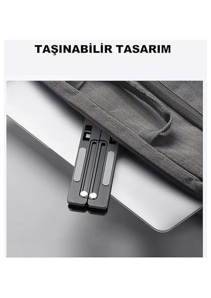 Taşınabilir 10 Kademeli Sert Plastik Laptop Stant Bilgisayar Stant Notebook Stant Tüm Laptoplarla Uyumlu Bilgisayar Standı Taşınabilir Kaymaz Stant Dizüstü Bilgisayar Stantı modelleri