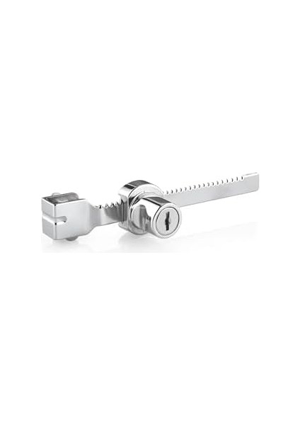 Sürgülü Cam Kilidi, 140 Mm, Gövde, Krom Kaplama, 3-6 mm Kalın Cam Kapak Için, 2 Yedek Anahtarlı, Güvenlik Kilidi, Cam Dolap, Vitrin, Sürgü Kapak Uyumlu, Kolay Montaj fiyatları