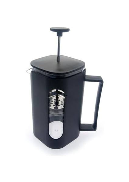 French Press Kahve Demleme Ekipmanı, 350 Ml, Siyah, Cam Dayanıklı Cam, Paslanmaz Çelik Filtreli, Siyah Renkli Kahve ve Bitki Çayı Demliği modelleri