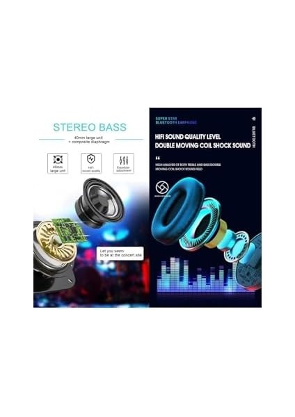 Vooka Togo M39 Bluetooth Kulaküstü Kulaklık LED Işıklı Mikrofonlu Kablosuz Kulak Üstü Kulaklık Uni fiyatları