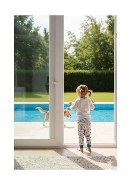 6 Adet Kapı ve Pencere Emniyet Kilidi – 360° Dönebilir Pvc Güvenlik Mandalı, Hırsızlık Engelleyici ve Çocuk Güvenliği Kilidi, Çekmeli Pratik Kilit Seti fiyatları