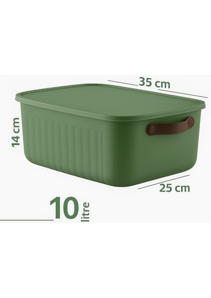 2&apos;li Kapaklı Saklama Kutusu Seti (10 Litre) – Taşınabilir Kulplu, Dolap Içi Düzenleyici, Çok Amaçlı Organizer Kutu, Oyuncak & Kıyafet Kutusu fiyatları