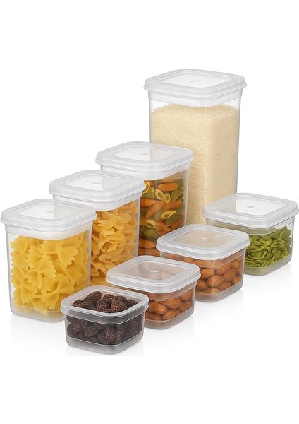 Organizers Vakumlu Saklama Kabı Seti 8’li, Sızdırmaz Saklama Kabı, Gıda Saklama Kabı, 8’li Saklama Kabı Seti, Bpa Içermez modelleri