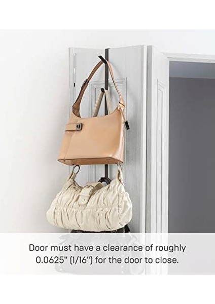 7646 Kapı Üstü Kancalar - Dikey Asma Palto Rafı, Siyah fiyatları