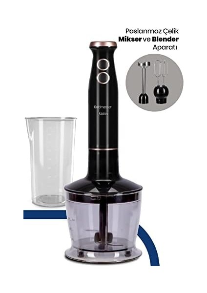 Bestblend 1500 Watt 4 Bıçaklı Paslanmaz 3 In 1 Seti Siyah modelleri