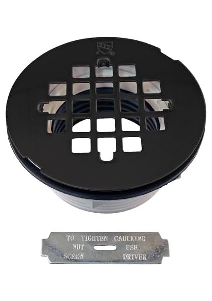 D206P-62 Pvc Duş Tahliye Seti, Siyah Toz Boya Kaplı modelleri