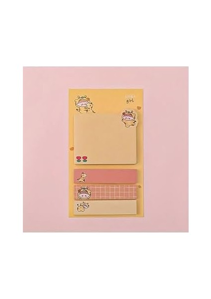 Guguk Sarı Temalı 4 Renkli Not Seti • • Sticky modelleri