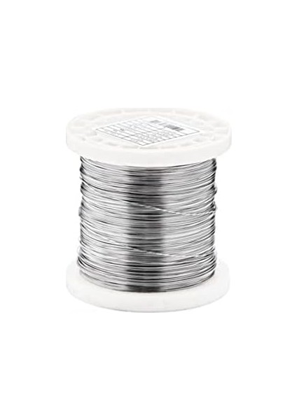 Hdg Paslanmaz Çiçek Teli, Gümüş Renk Kalınlık : 0.70 mm - 20 Metre