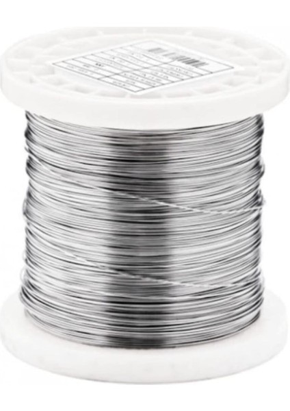 Hdg Paslanmaz Çiçek Teli, Gümüş Renk Kalınlık : 0.70 mm - 20 Metre fiyatları