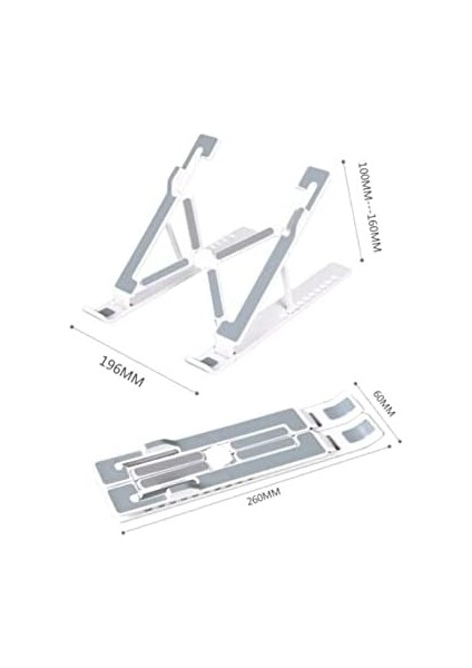 Kaymaz Tabanlı Ayarlanabilir Laptop Standı