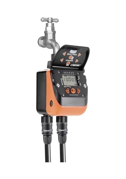 Claber 8410 Aquadue Duplo Evolutıon, 2 Çıkışlı Otomatik Tımer, Sulama Zamanlayıcısı fiyatları