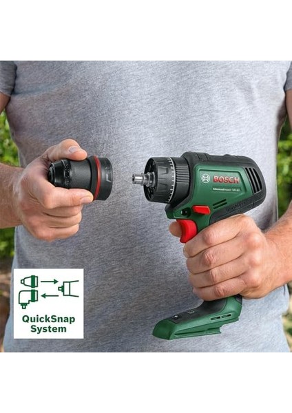 18V-80 Quicksnap Solo Darbeli Matkap, Aküsüz