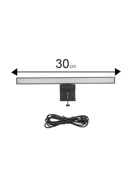 30 cm LED Monitör Lambası – 3 Renk Sıcaklığı Ayarı, Dokunmatik Kontrol, 60 Dakika Zamanlama, Modern Tasarım, USB Dc 5V Güç, Abs Gövde, Masa Üstü Işık TB-30SA fiyatları