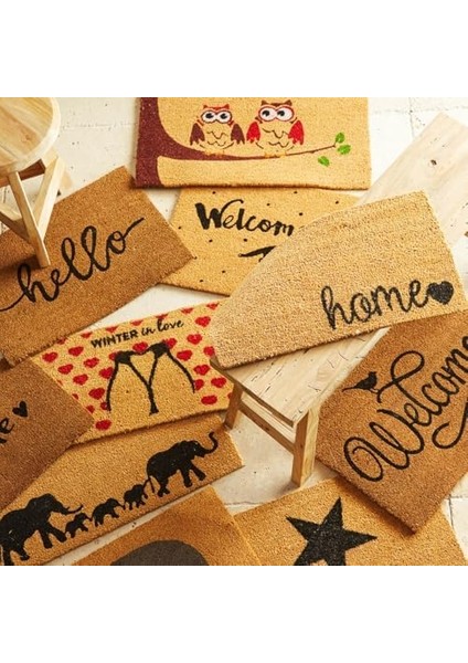 Welcome With Crow Kapı Paspası 40X60