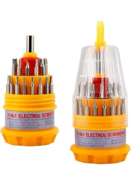 Yumurta Tipi Tornavida Seti – Çok Amaçlı Tamir ve Elektronik Bakım Seti-31’i 1 Arada Manyetik Uçlu fiyatları