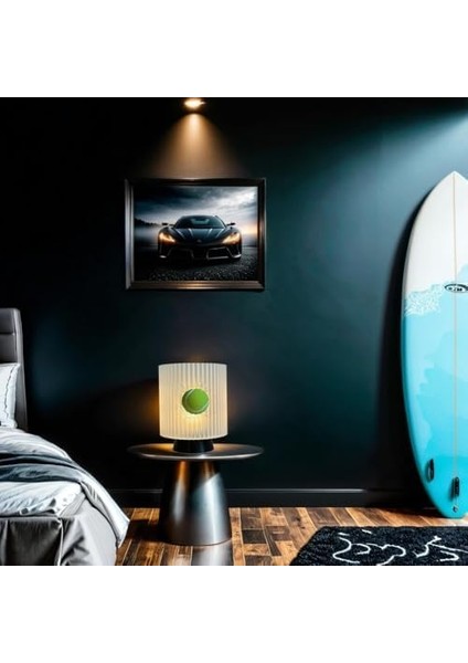 Gece Lambası - Tenis Topu Dekoratif Lamba, Genç Oda, Özel Hediye