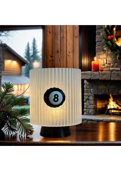 Gece Lambası -8 Ball Dekoratif Lamba, Genç Oda, Özel Hediye fiyatları