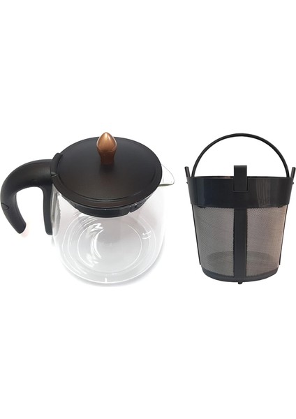 Bkk 2116 Tea Party Çay Makinesi Uyumlu Filtreli Cam Demlik