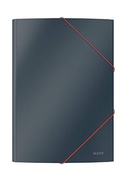 Cosy Soft Lastik Kilitli Dosya, A4, Gri