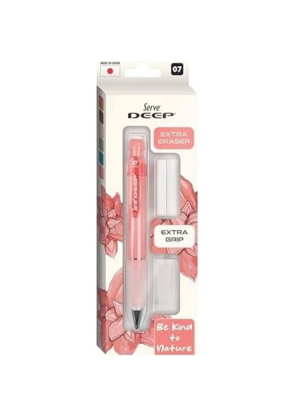 Versatil Kalem 07MM- Toprak Tonları - Yedekli Set (Grip ve Silgi)