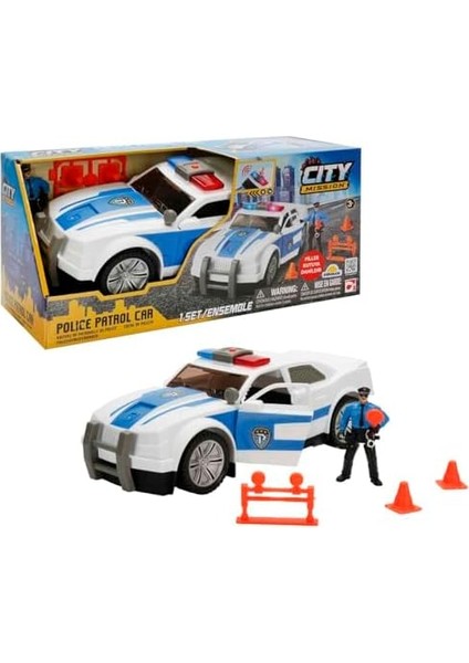 Chap Mei Oyun Set Rescue Polıce Patrol Car Ses/ışık
