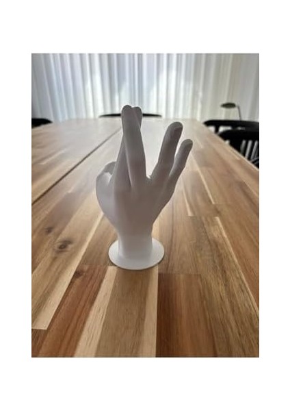 El Formunda Yüzük Takı Standı Takı Organizeri Takı Düzenleyici Beyaz fiyatları