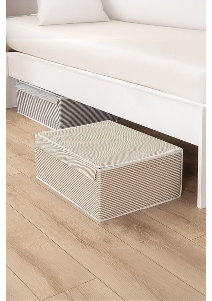 Kapaklı Çok Amaçlı Kutu Hurç, Organizer, Altı Saklama ve Düzenleme, Boy, 50X40X19 fiyatları