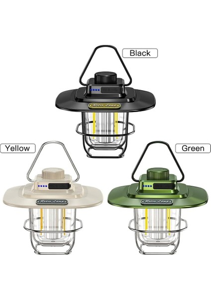 Kamp Lambası Feneri LED Kamp Feneri Suya Dayanıklı 5.000 Mah Açık Yürüyüş Için Kamp Işık Lambası Elektrik Kesintisi Acil Ev Arka Bahçe Verandası Balkon Teras modelleri